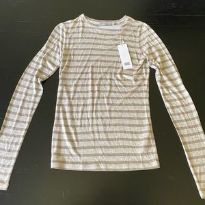 Vince. Soft Viscose Long Sleeve Top